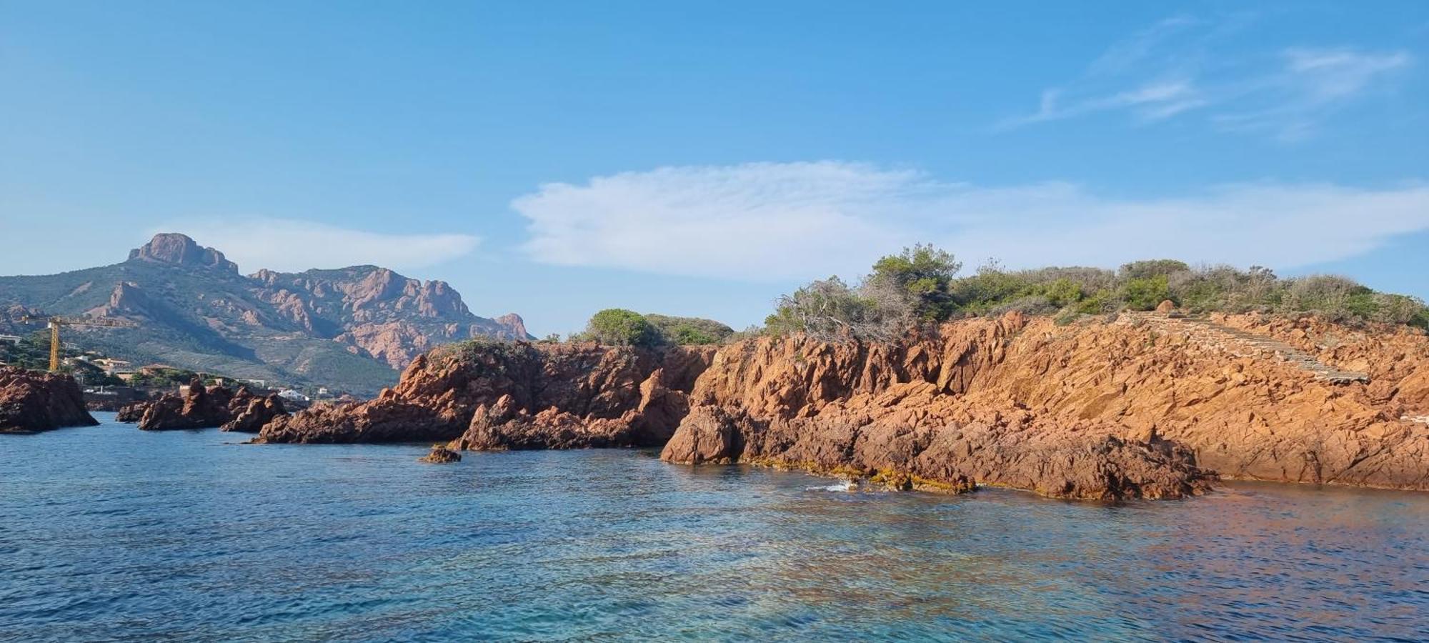Agay Cap Esterel Le Hameau F2 Clim Plein Sud Dernier Etage Magnifique Vue Mer Saint-Raphaël Esterno foto