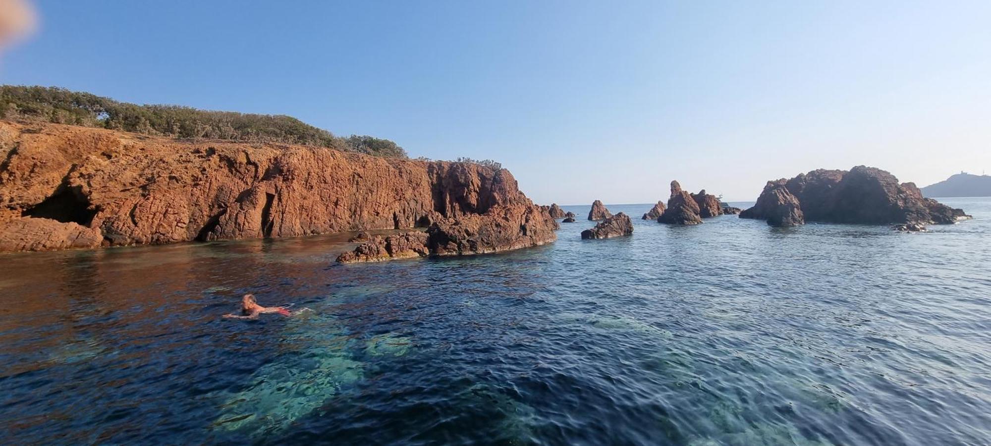 Agay Cap Esterel Le Hameau F2 Clim Plein Sud Dernier Etage Magnifique Vue Mer Saint-Raphaël Esterno foto