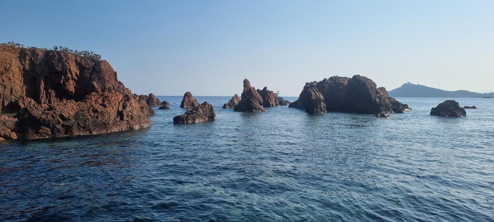Agay Cap Esterel Le Hameau F2 Clim Plein Sud Dernier Etage Magnifique Vue Mer Saint-Raphaël Esterno foto