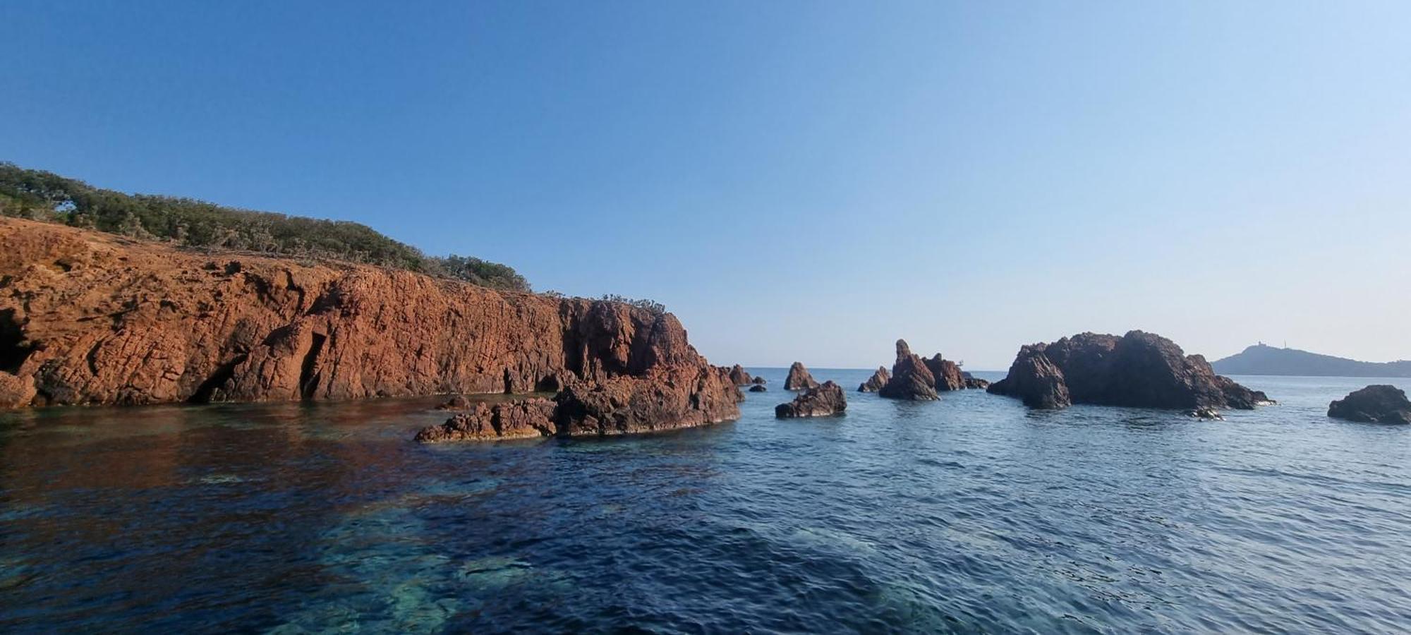 Agay Cap Esterel Le Hameau F2 Clim Plein Sud Dernier Etage Magnifique Vue Mer Saint-Raphaël Esterno foto