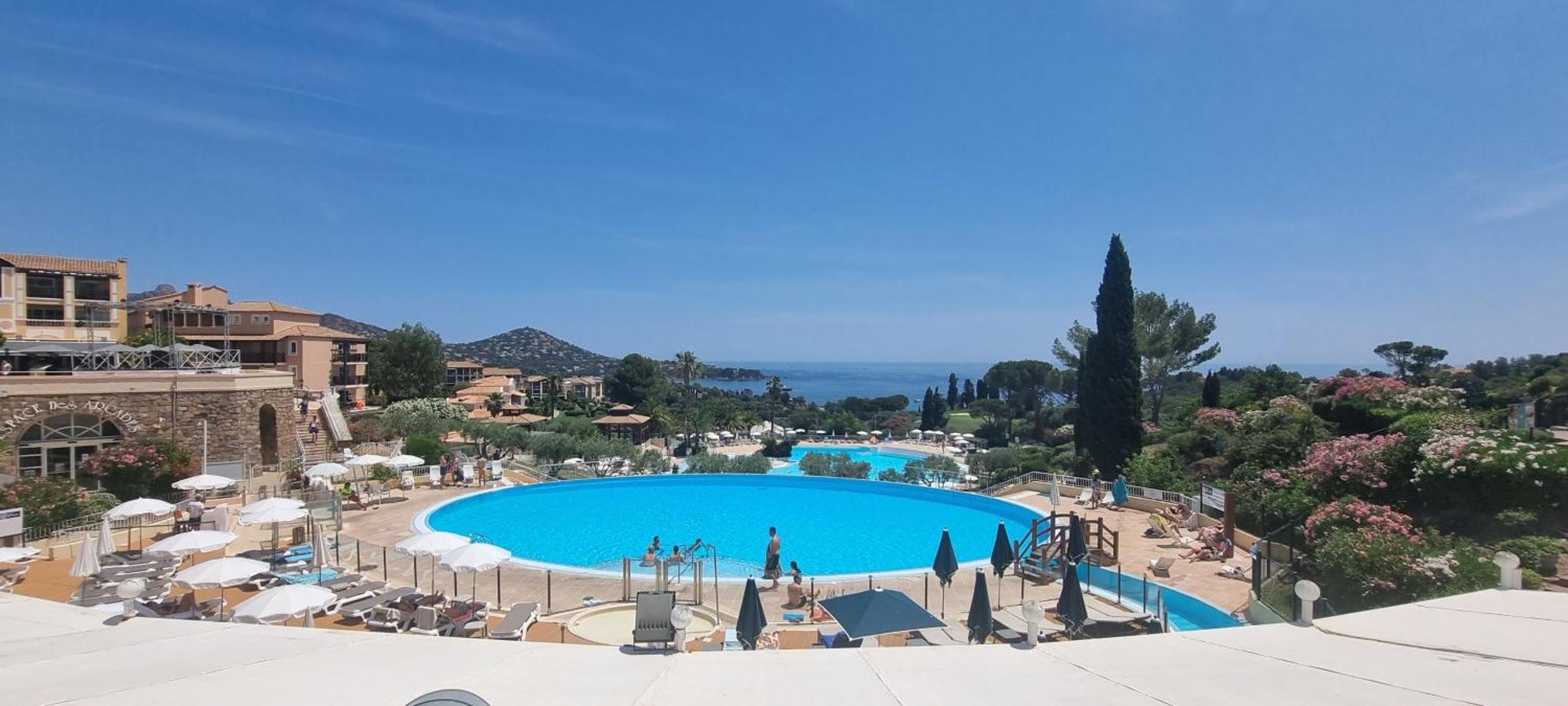 Agay Cap Esterel Le Hameau F2 Clim Plein Sud Dernier Etage Magnifique Vue Mer Saint-Raphaël Esterno foto