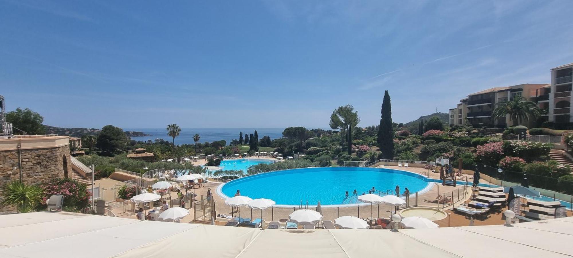 Agay Cap Esterel Le Hameau F2 Clim Plein Sud Dernier Etage Magnifique Vue Mer Saint-Raphaël Esterno foto