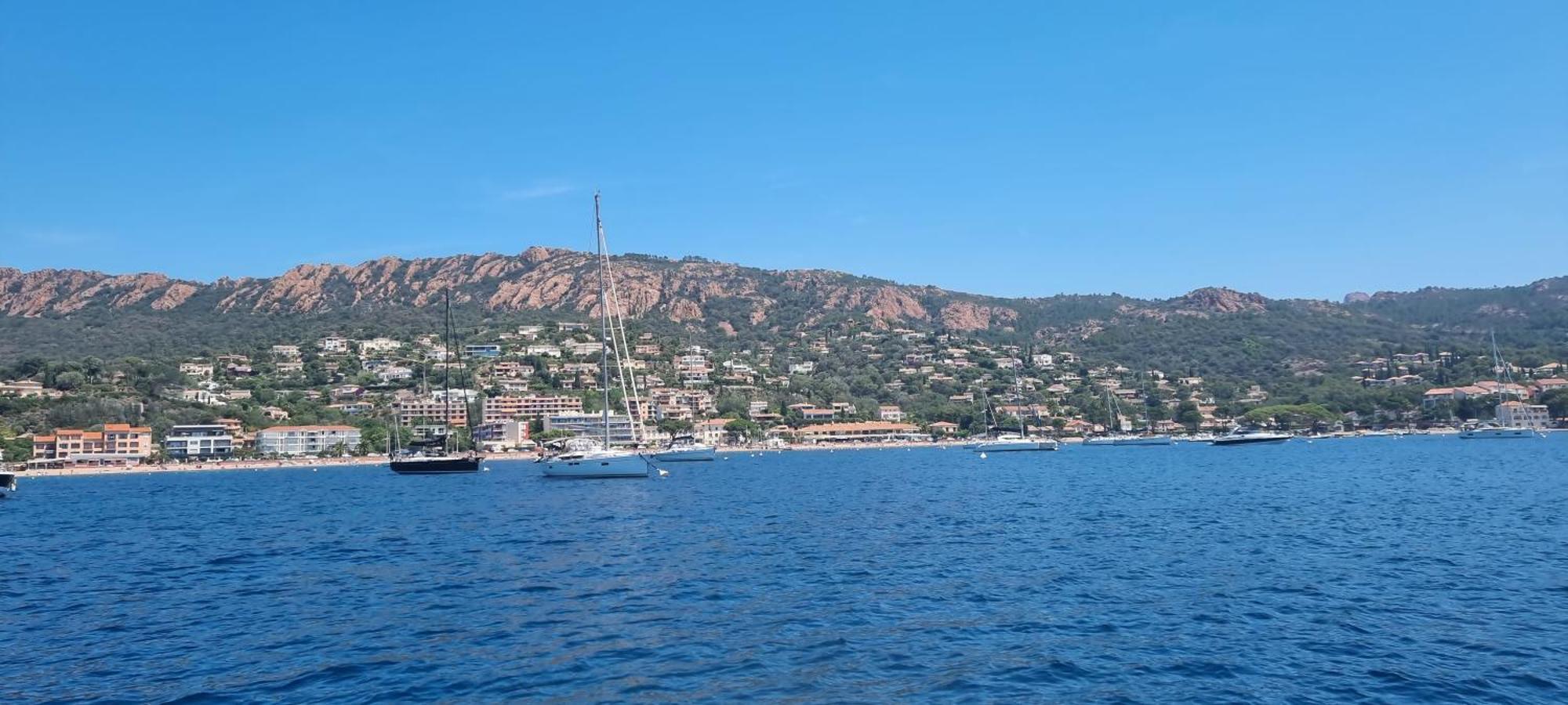 Agay Cap Esterel Le Hameau F2 Clim Plein Sud Dernier Etage Magnifique Vue Mer Saint-Raphaël Esterno foto