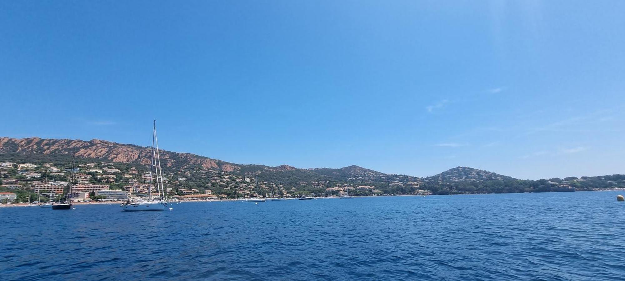 Agay Cap Esterel Le Hameau F2 Clim Plein Sud Dernier Etage Magnifique Vue Mer Saint-Raphaël Esterno foto