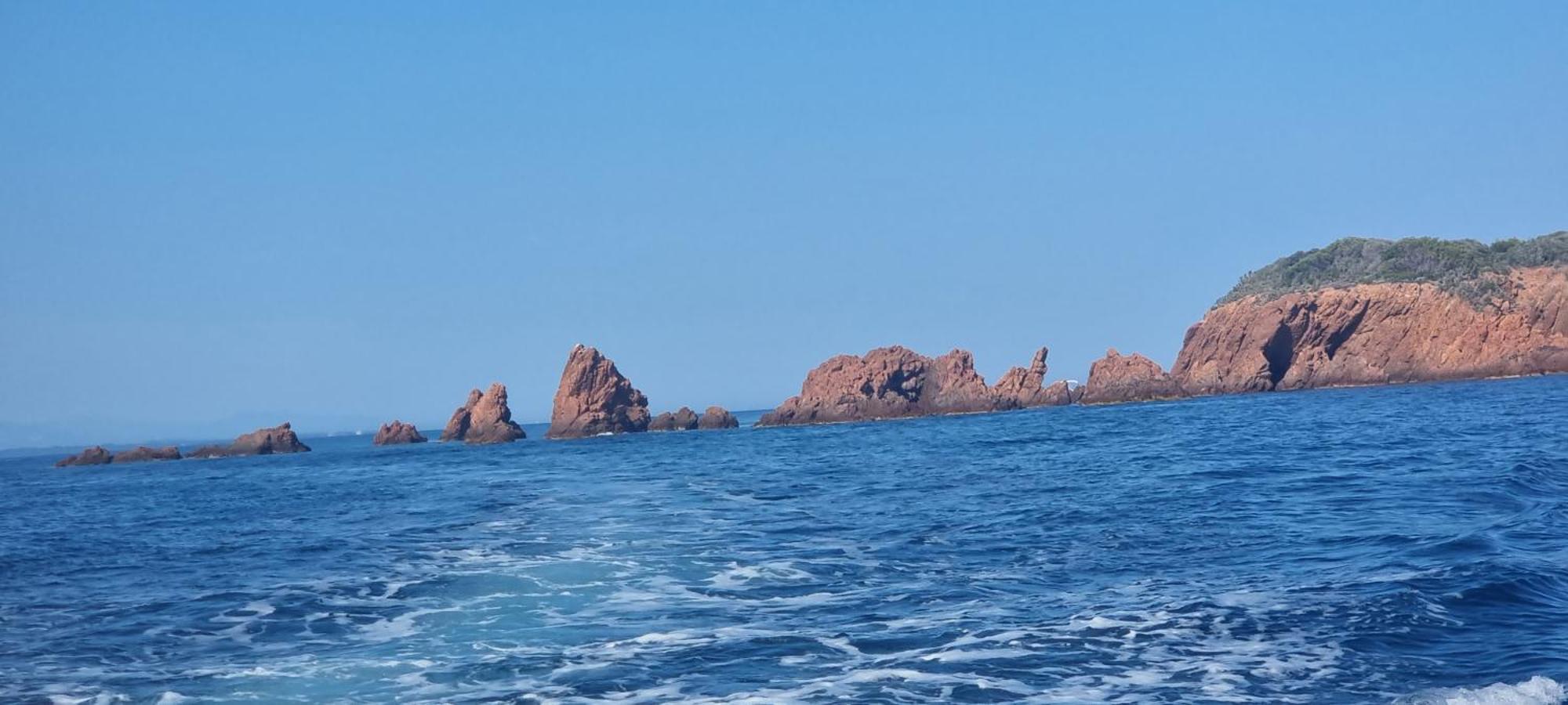 Agay Cap Esterel Le Hameau F2 Clim Plein Sud Dernier Etage Magnifique Vue Mer Saint-Raphaël Esterno foto